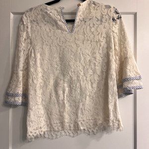 DRAPER JAMES Lace Top - 0
